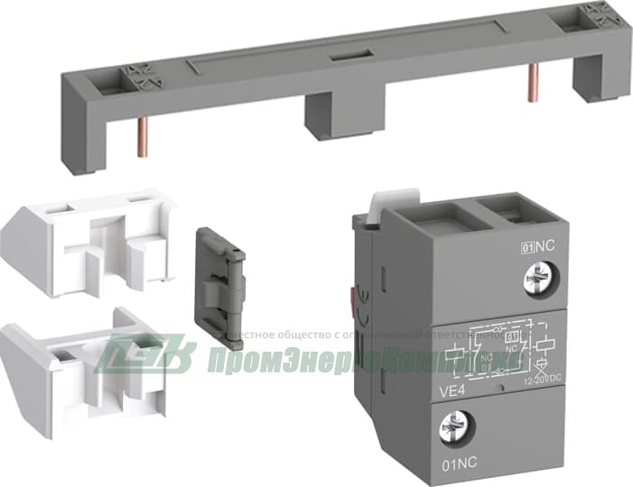 Электромеханическая блокировка VEM4 для AF09...AF38, всп.контакт 1NC+1NC (4A-AC15)